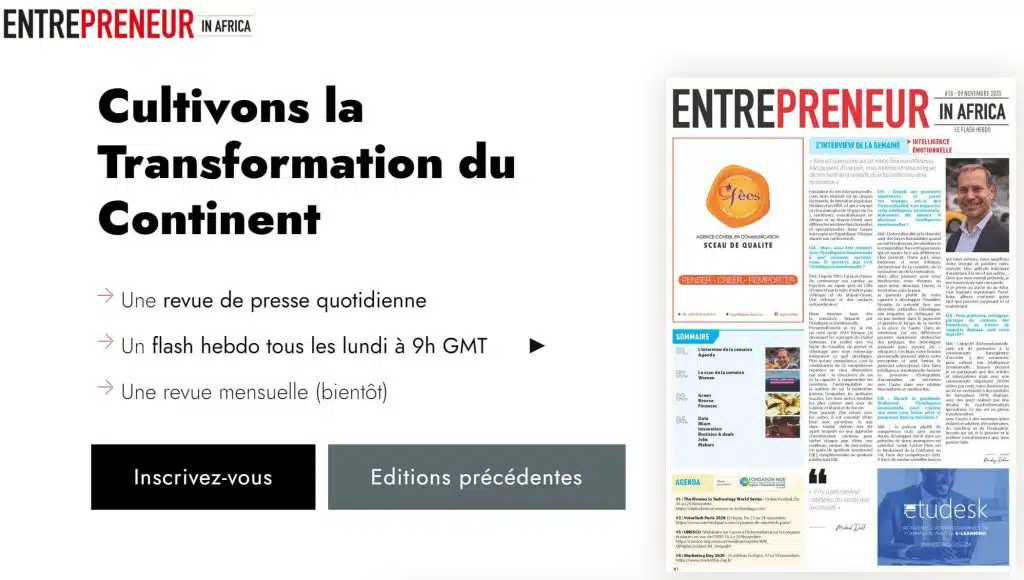 Entrepreneur in Africa et Intemotionnelle line pour l'intelligence émotionnelle