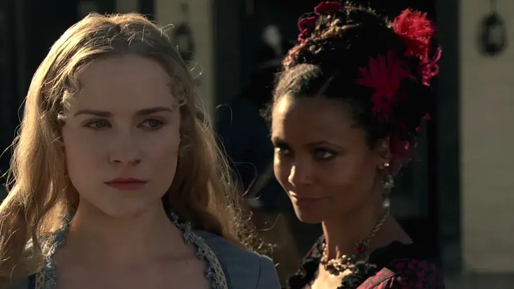 Westworld Emotion conscience de soi et maitrise chez les personnages IA. Courtesy of HBO